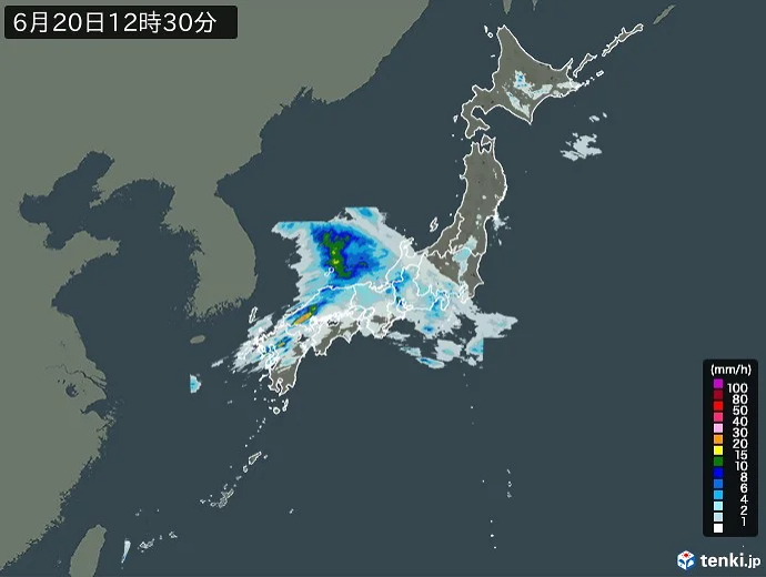 熊本も梅雨で雨が続いています